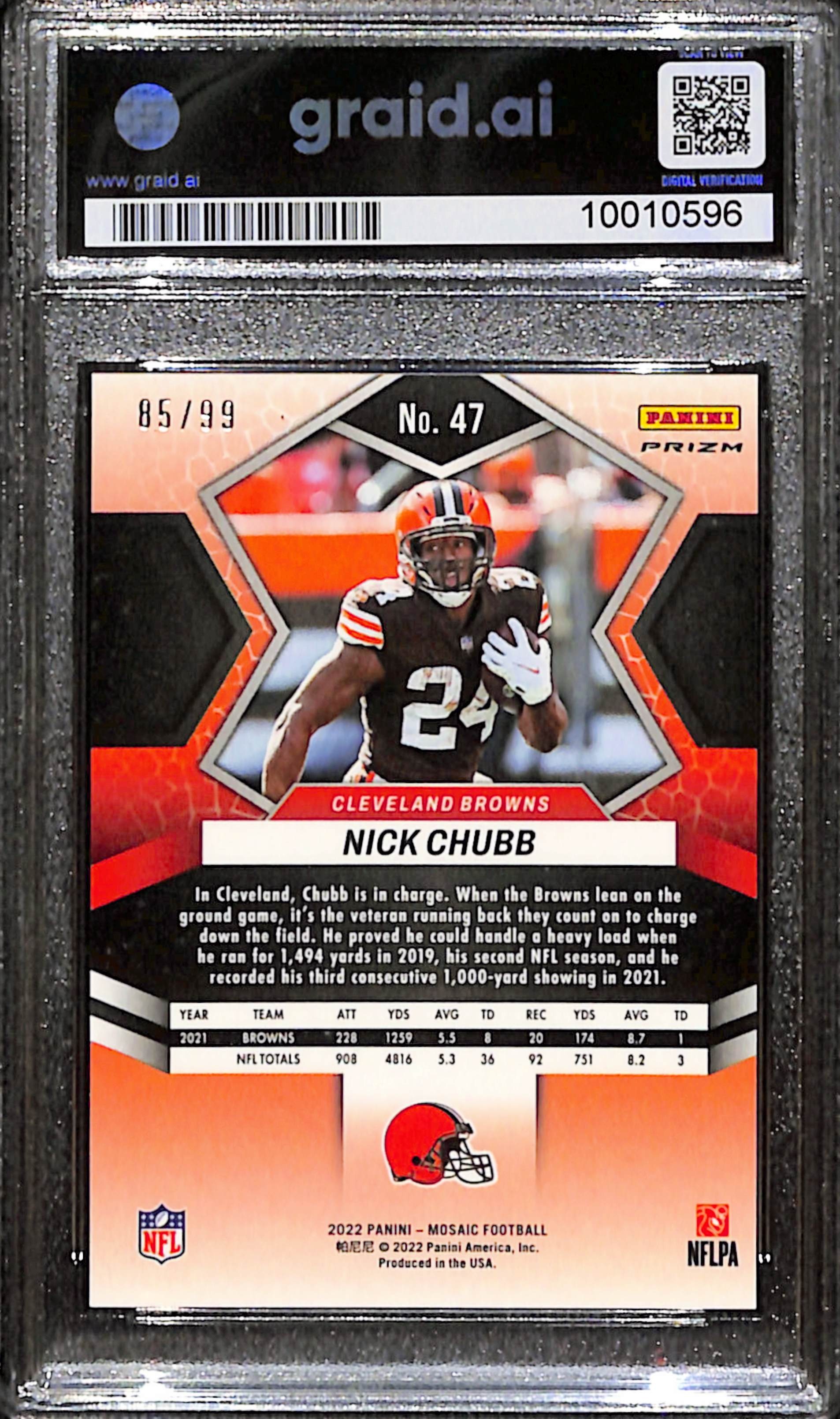 Nick Chubb back